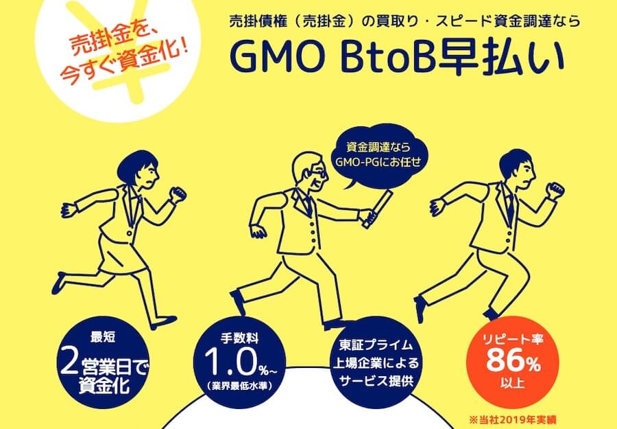 GMO BtoB早払い ファクタリング